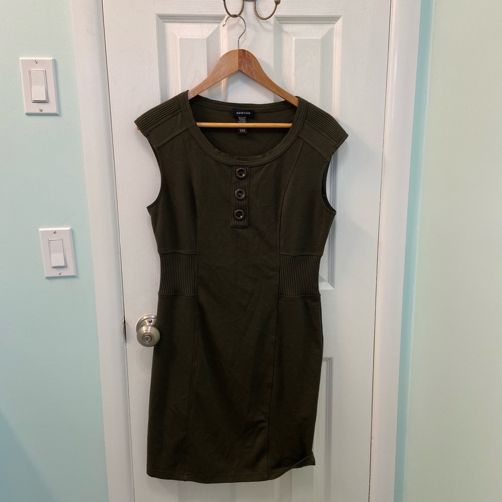 Olive Green Dress - size 8